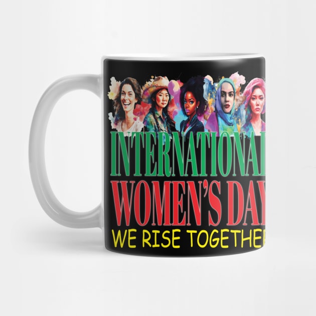 International Women's Day We Rise Together Peace Equity by Envision Styles